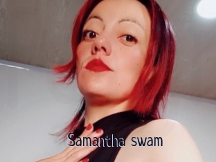 Samantha_swam