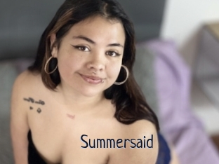 Summersaid